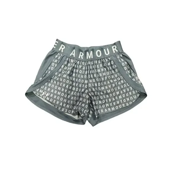 Under Armour Women’s Play Up Shorts 3.0 Loose Coupe Purple42 - Picture 4 of 9